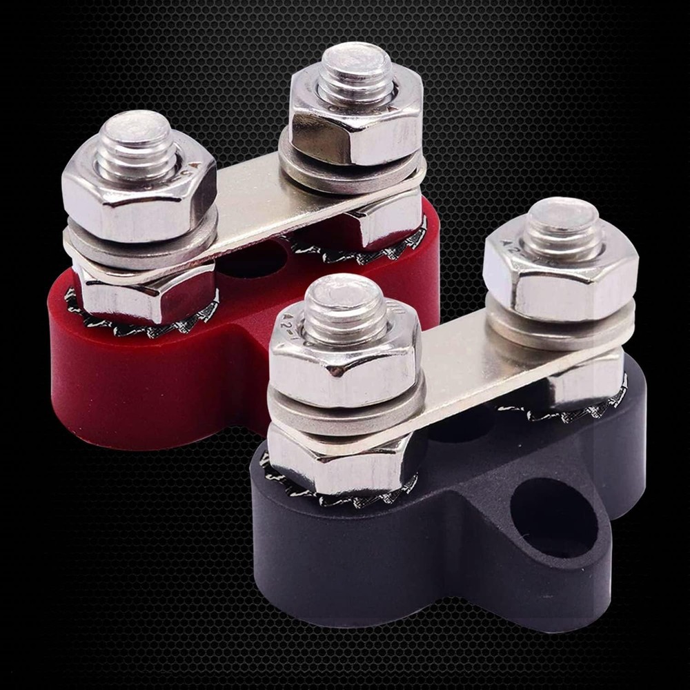 200A Dual Studs Power Distribution Block - Reliable Battery Junction Post
