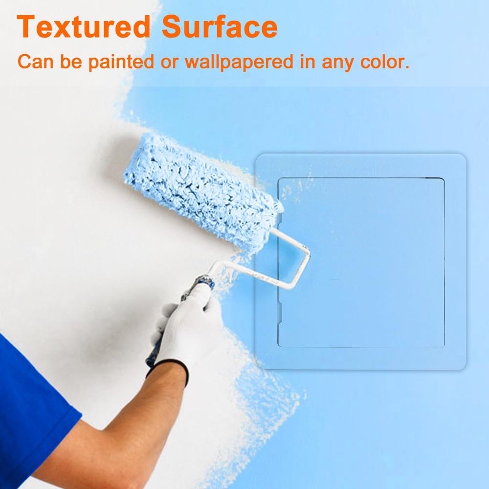10x10 inch Plastic Access Panel for Drywall Ceiling Removable Hinged Door
