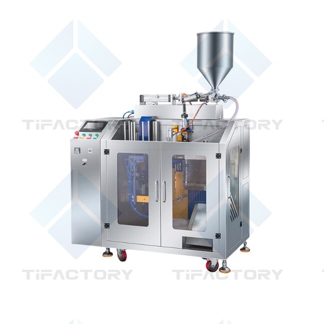 Pre-made Zip Bag Vertical Pouch Packing Machine Powder Packaging Coffee Milk Tea