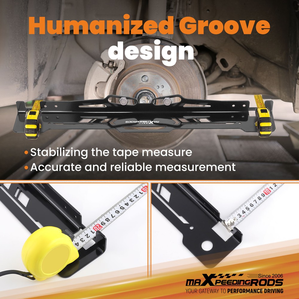 Multi-Vehicle Wheel Alignment Gauge Set ATV/UTV Compatible Direct Replacement