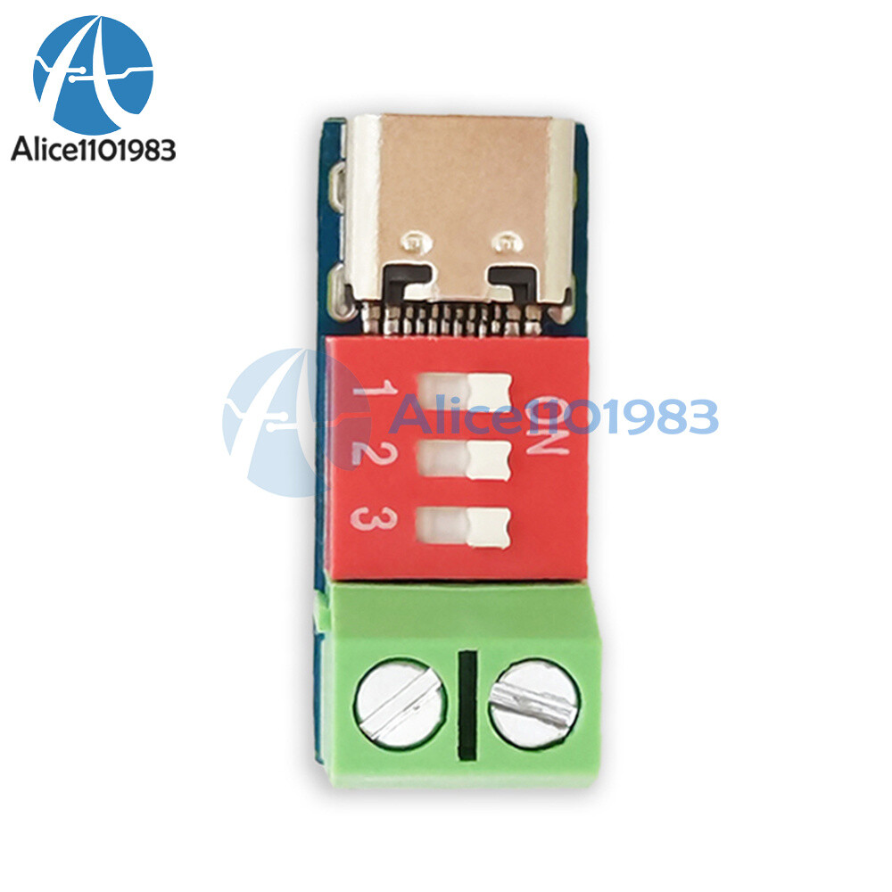 1-10PCS USB-C PD Trigger Board Module PD/QC Decoy Board Fast Charge USB Type-C