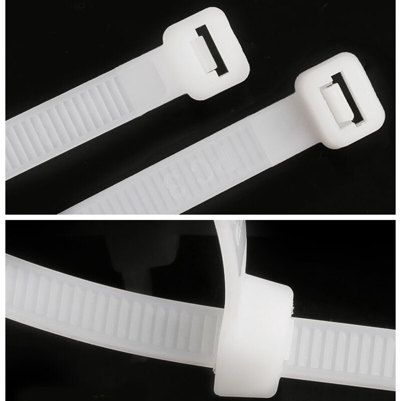 3mm-8mm Self-Locking Plastic Nylon Cable Zip Ties Wrap Wire Cord Zip Tie Strap
