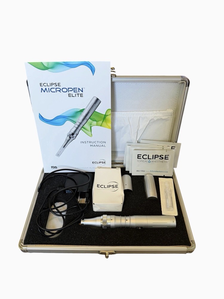 Eclipse MicroPen Elite Silver Micro-needling Pen Professional Device