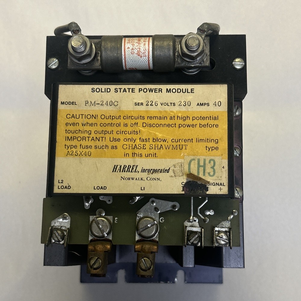 HARREL,PM-240C,SOLID STATE POWER MODULE