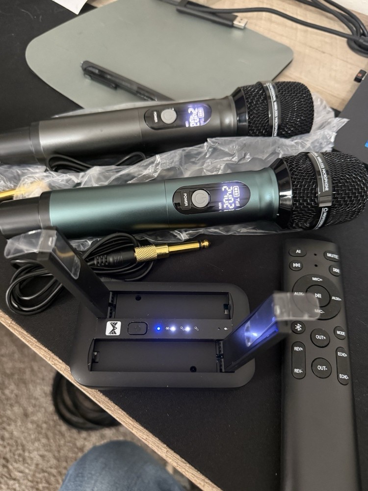 portable karaoke machine Wireless Microphones