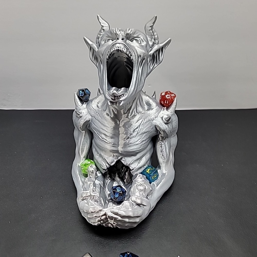 Imp's Hunger Dice Tower - D&D Pathfinder Cthulhu RPG - Gothic Devil Demon DND