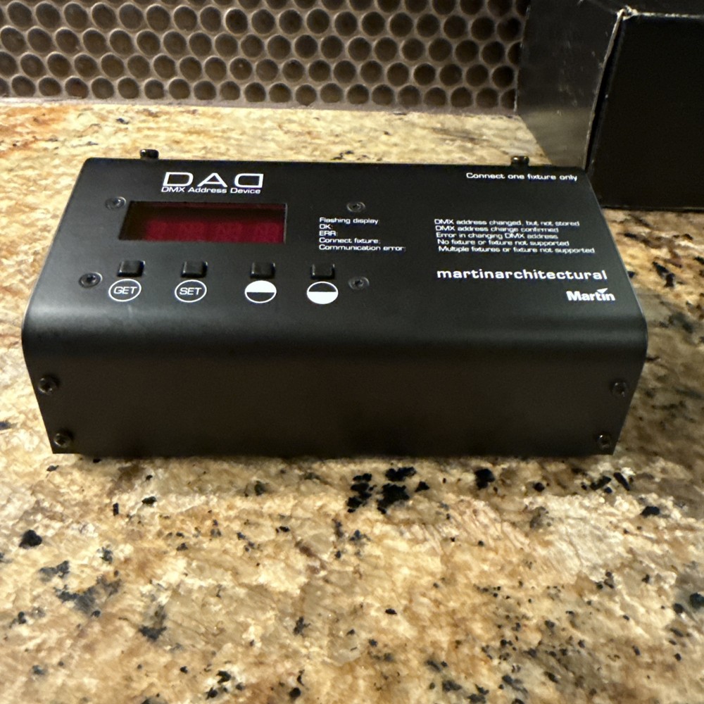 Martin DAD DMX Address Device Uploader Box