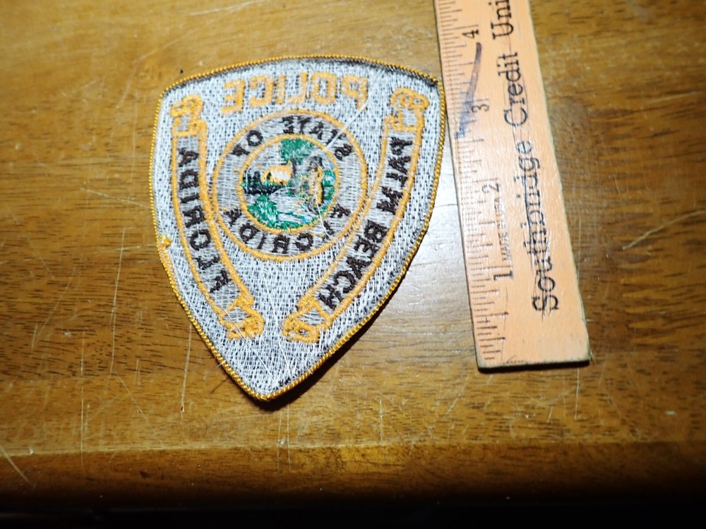 PALM BEACH FLORIDA EARLY VEST PATCH BX 6 #9