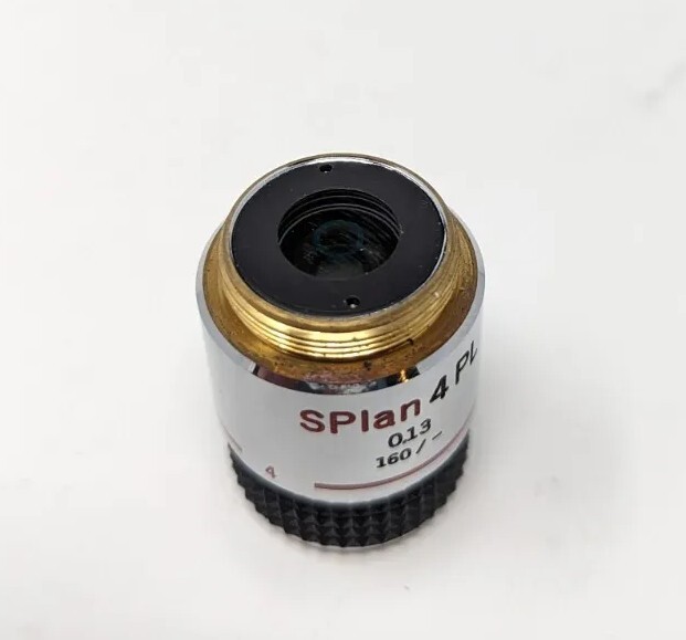 Olympus SPlan4PL 4x Microscope Objective SPlan 4PL 0.13 160/-