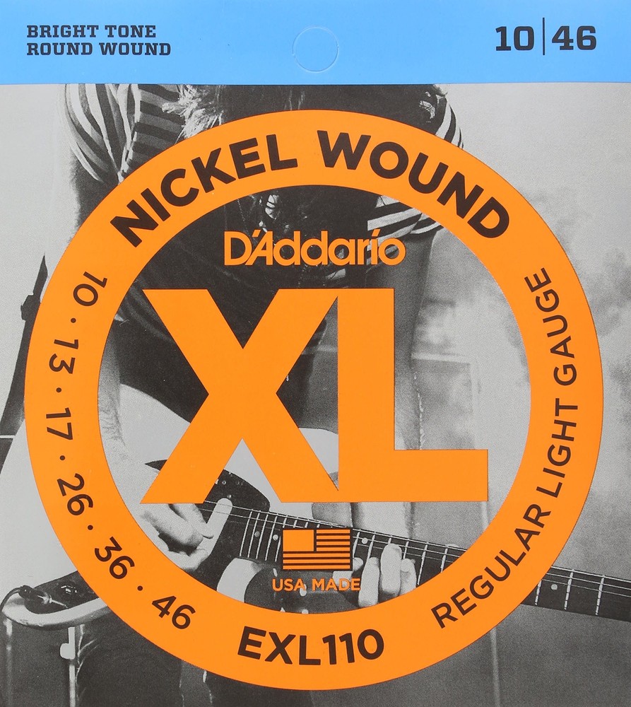 D'Addario EXL110 XL Regular Light Electric Strings (10-46)