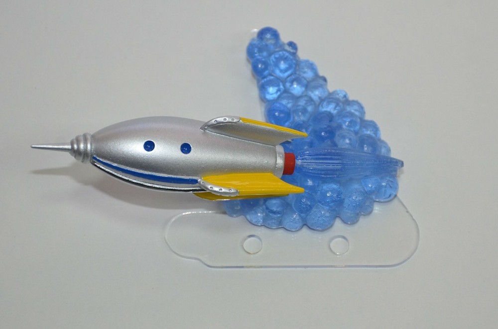 TWILIGHT ZONE PINBALL  ROCKET SHIP BLUE BASE [pinball flipper machine mod]