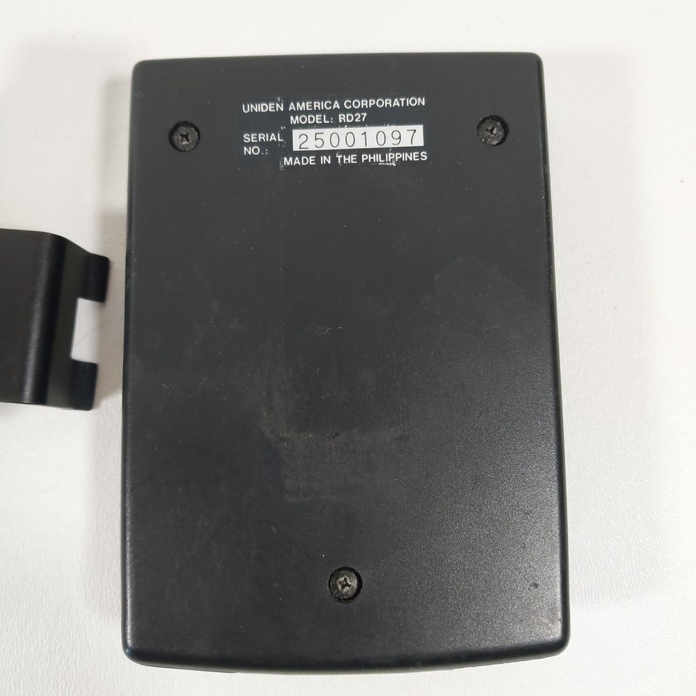 Uniden RD 27 Radar Detector