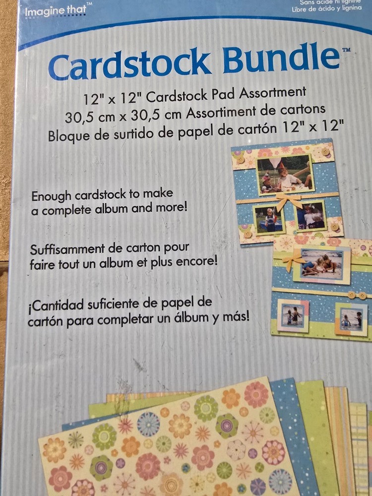 Cardstock Bundle for crafting package still sealed