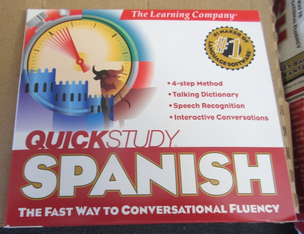 Quick Study Conversational Spanish Learning Company Education 3-CD Set