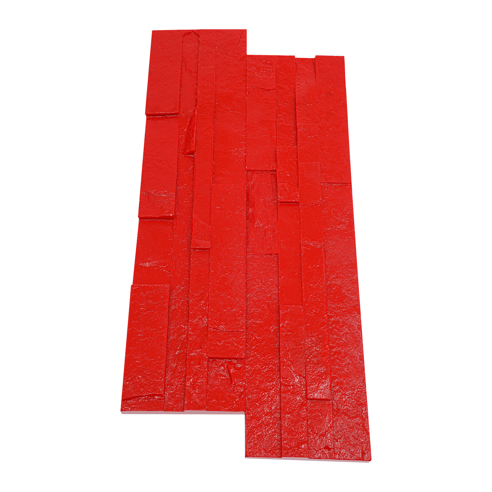 300*650mm Rectangular Concrete Stamping Molds Concrete Mould For Wall & Floor