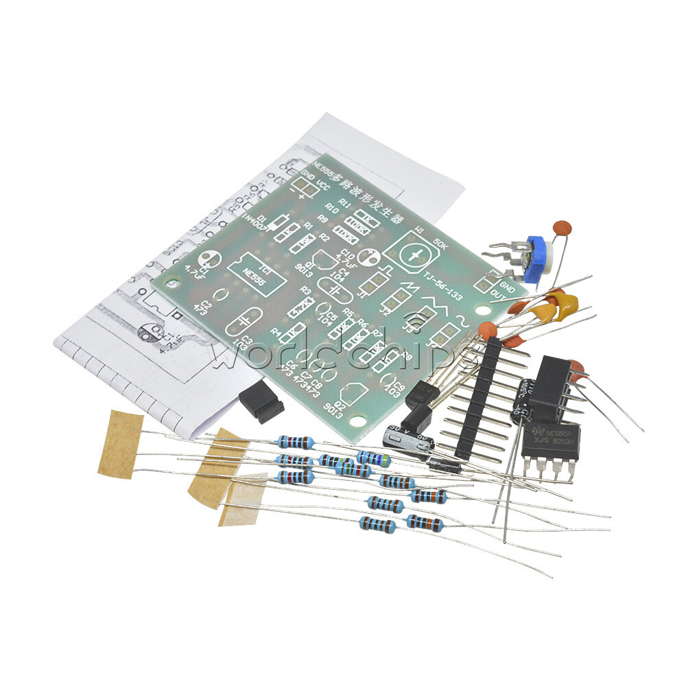 Sine Triangle Square Wave NE555 Multi-Channel Waveform Generator Module DIY Kits