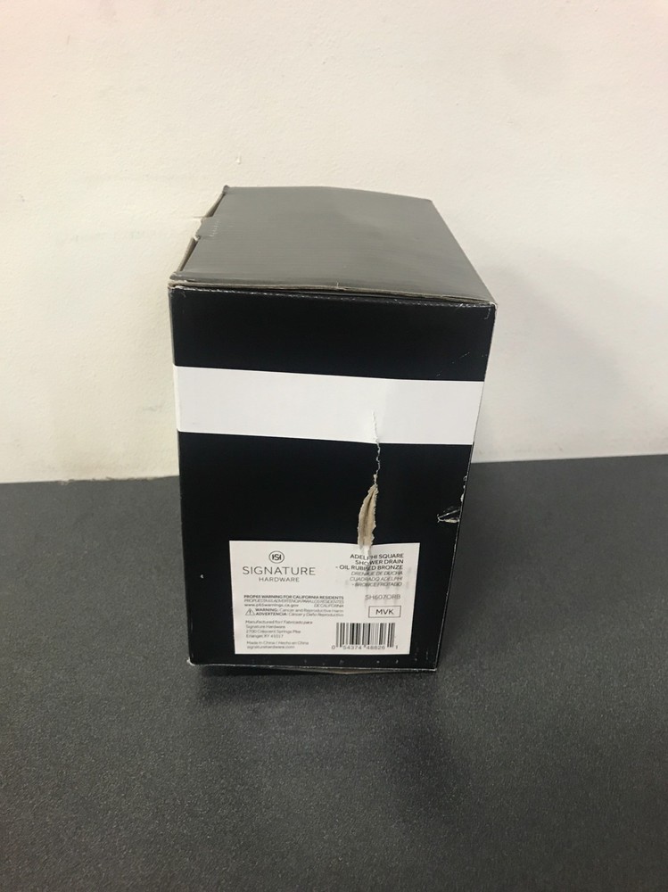 Signature Hardware Adelphi Square Shower Drain