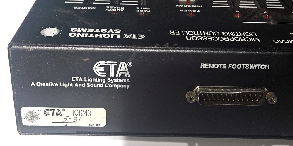 MC8C - ETA Imagenation Microprocessor Lighting Cntr- UNTESTED - No Power Supply