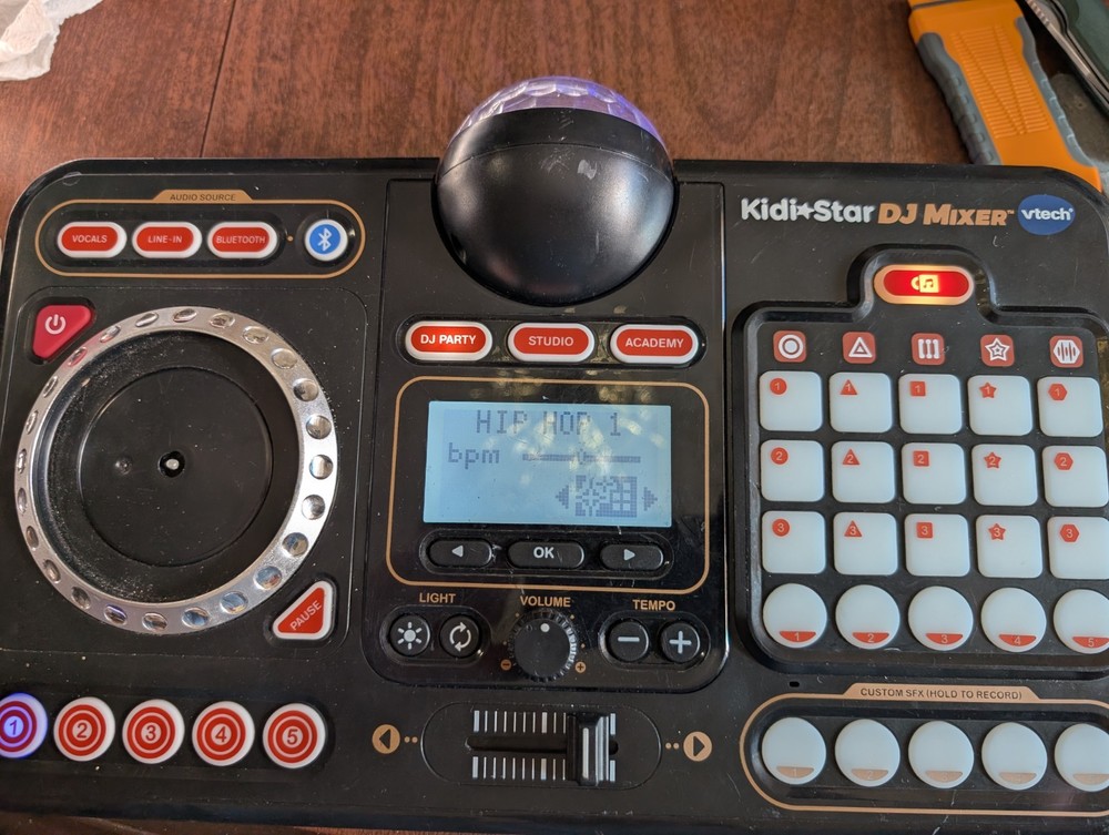 VTech Kidi Star DJ Mixer 5473 Connectivity Technology Audio Cable Bluetooth