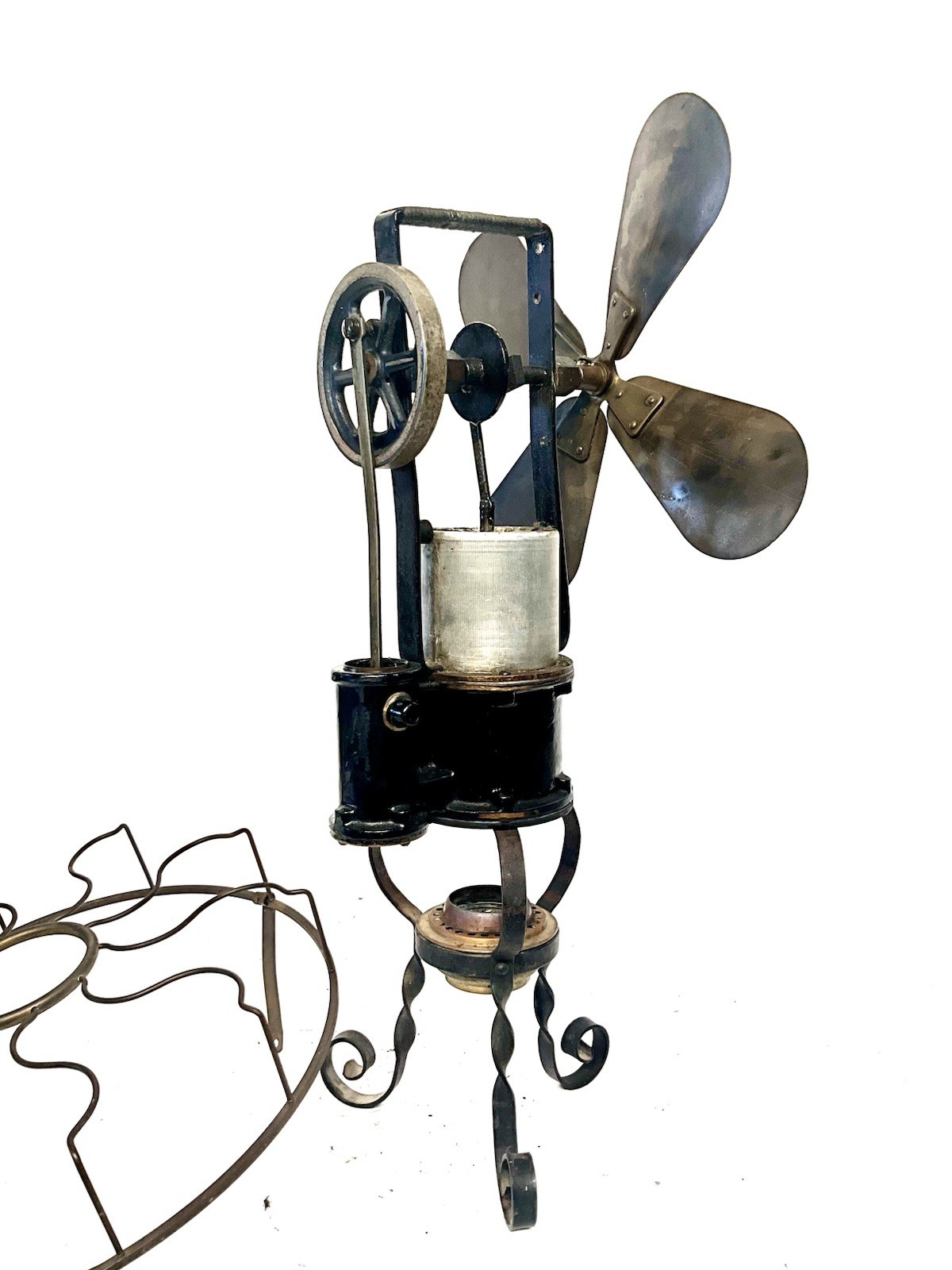 Ça. 1965 UNIDENTIFIED HOT AIR ENGINE FAN A+ RUNNING CONDITION ESTATE FIND