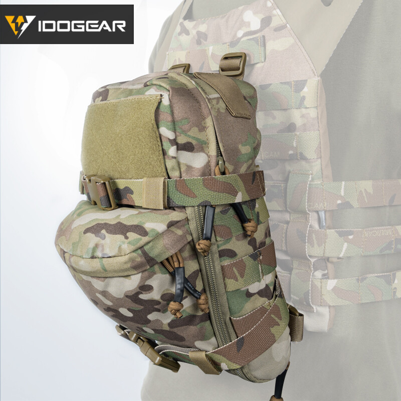 IDOGEAR Hydration Pack Hydration Backpack Assault Mini Bag Molle Pouch Paintball