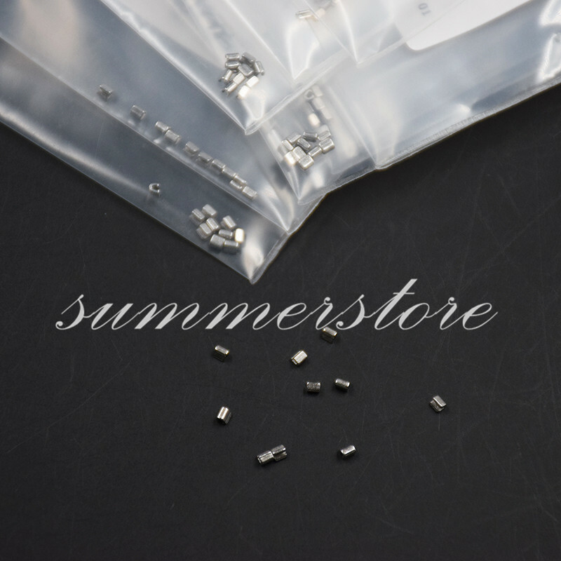 100 Pcs Dental Stainless Steel Crimpable Hooks Sliding Split Stops (Universal)
