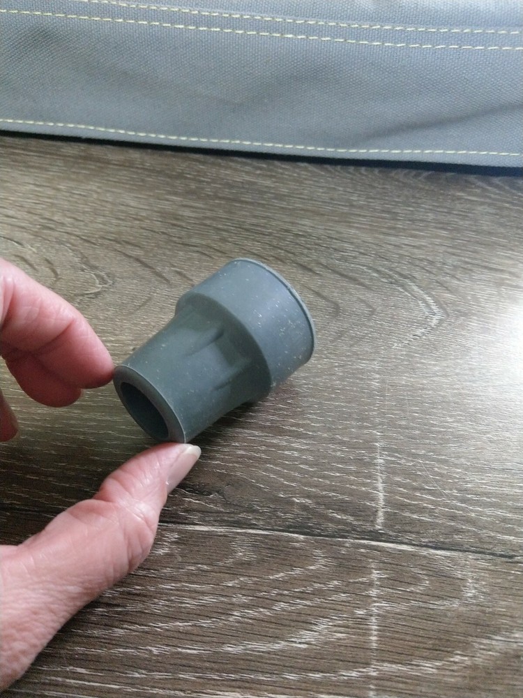 Crutch Replacement Tip 7/8. Gray. New