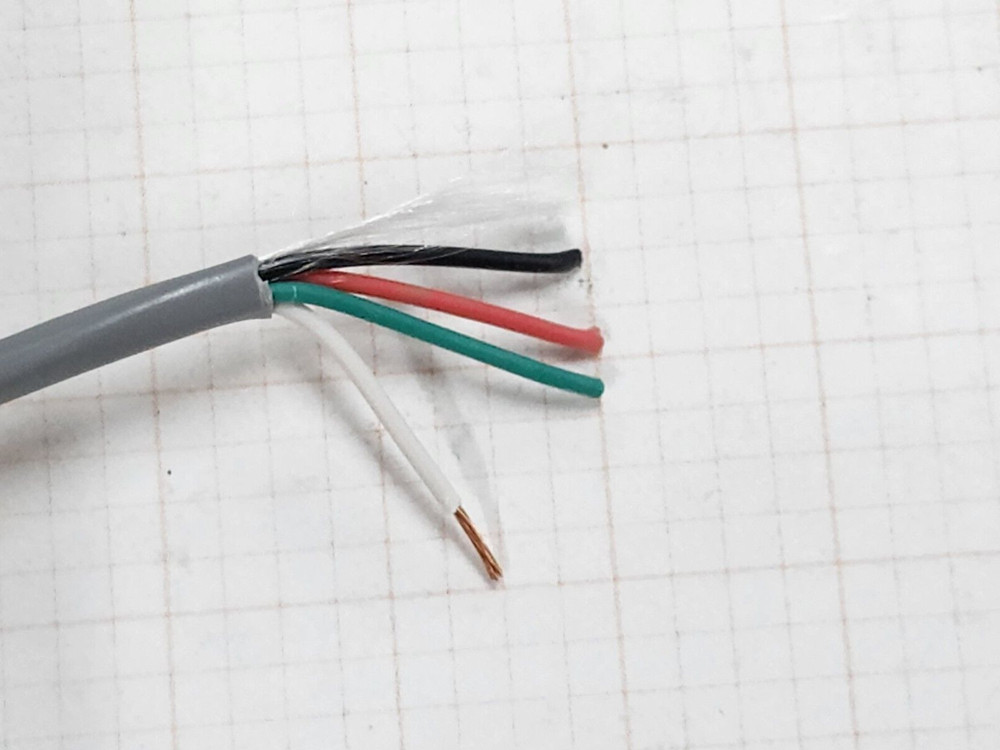 Olympic Wire & Cable 2004L 22/4C Riser Communication/Control Cable CMR Gray/50ft