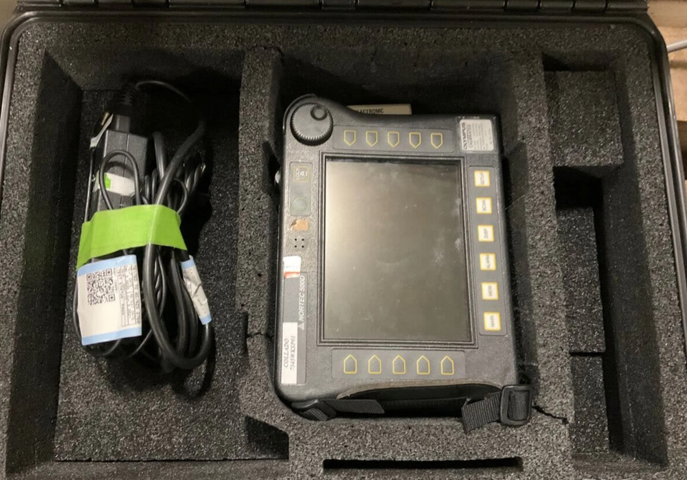 Complete Olympus Nortec 500D Dual Frequency Eddy Current Flaw Detector
