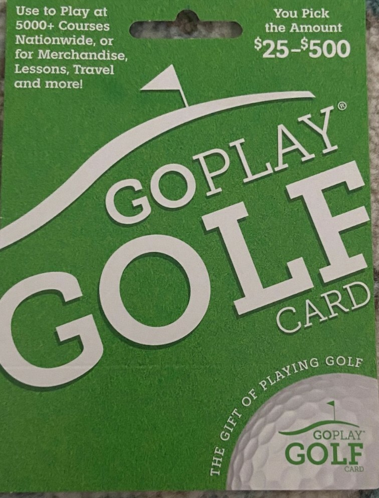 Go Play Golf Gift Card $100 Top Golf
