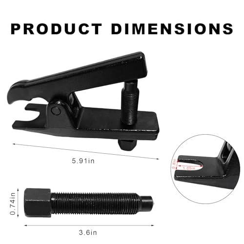 Ball Joint Separator Tool, Adjustable Ball Joint Puller and Extractor Adjusts