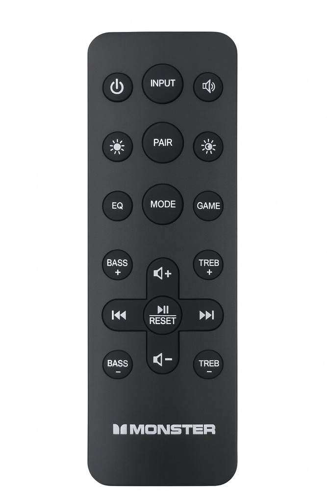 New Monster Soundbar Replacement Remote. Compatible models in Description