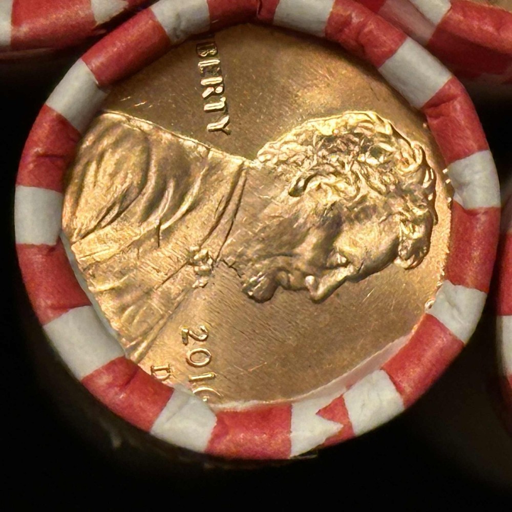 2016 D Lincoln Cent (4) Roll Lot OBW Uncirculated
