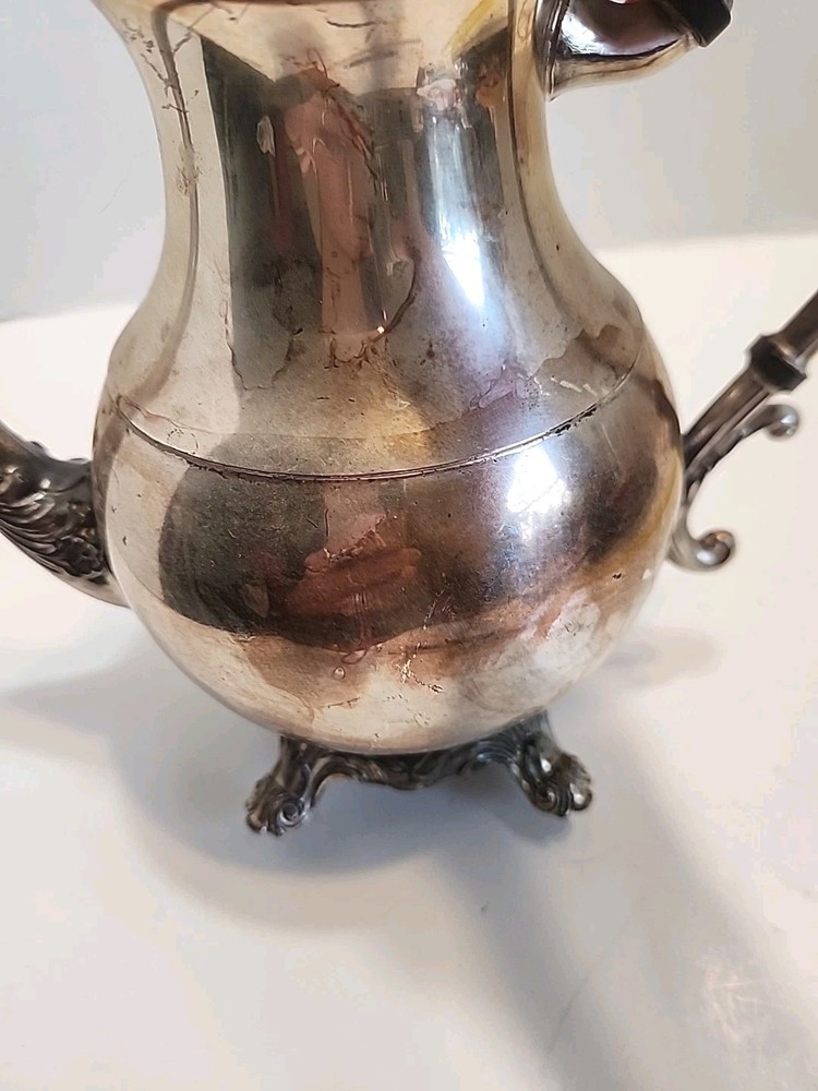 VTG Silver-Plated F.B. Rogers Coffee Pot Tea pot classic elegant medium SZ READ