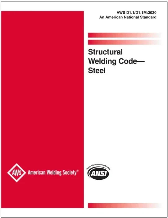 AWS D1.1/D1.1M:2020 - 24th Edition, 2020 STRUCTURAL WELDING CODE - 9781643220871