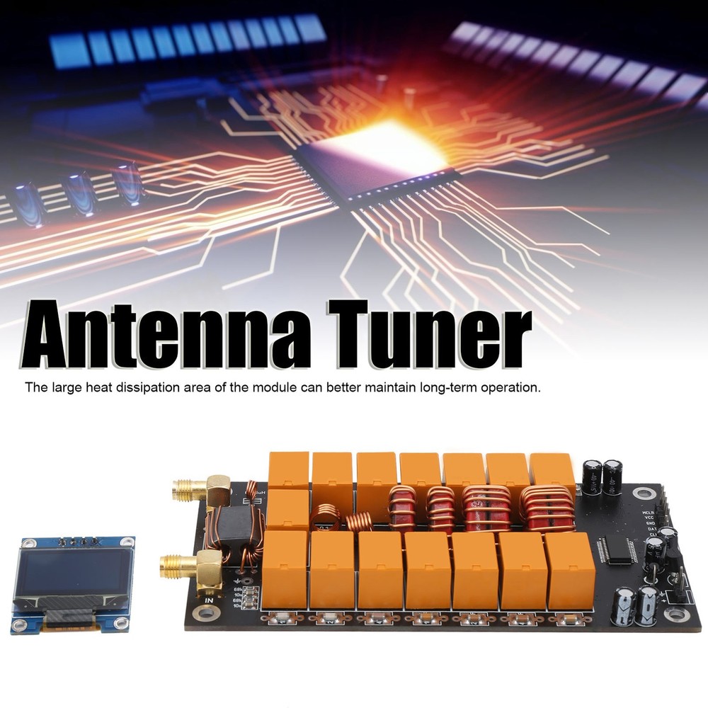 Antenna Tuner Board With Screen Finished Version DIY Kits Tester Components