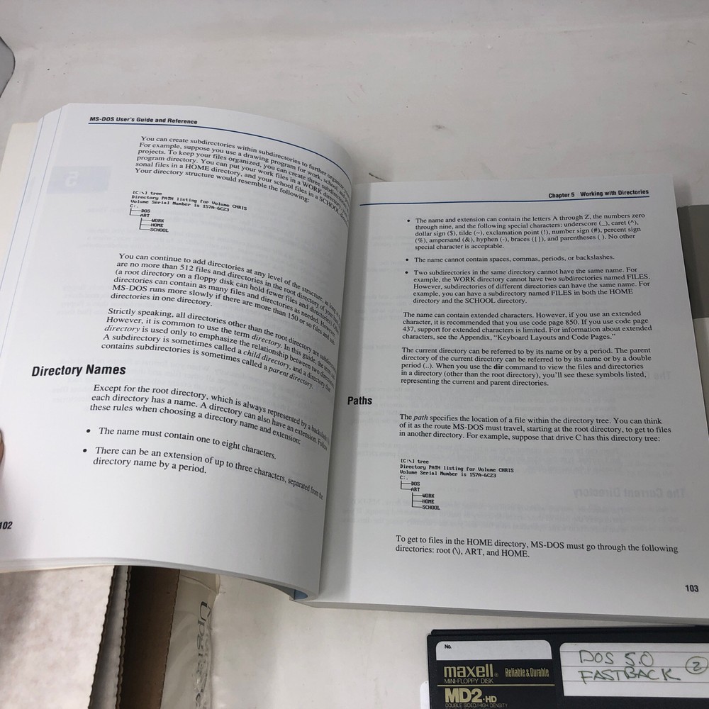 VINTAGE MICROSOFT MS-DOS 5 UPGRADE 5.25" FLOPPY - PREOWNED