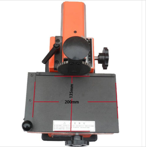 Semi-automatic sheet embosser metal stamping printer marking machine label 4mm