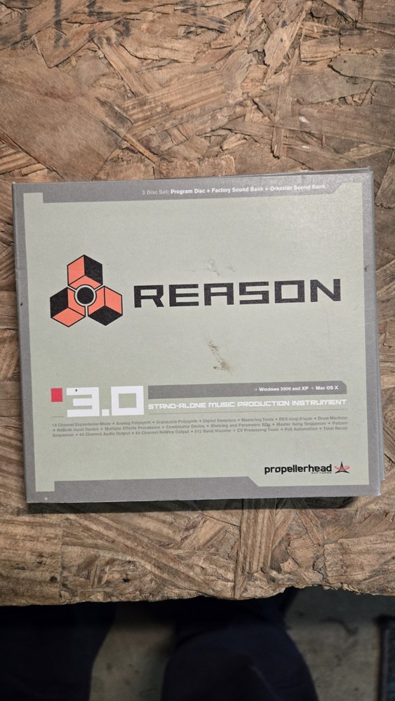 Propellerhead Reason 3.0 DAW Software DVD for Windows XP Mac OS X