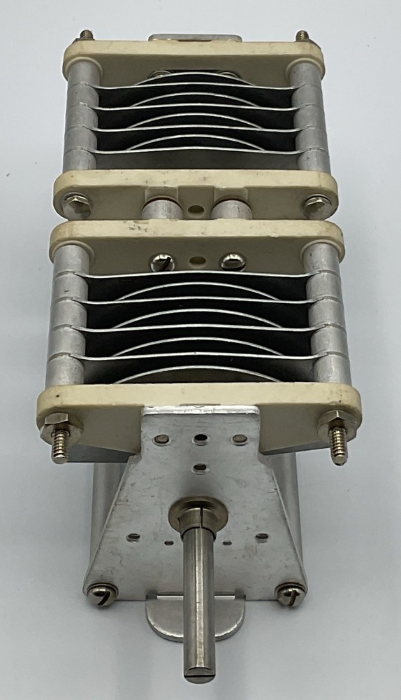 E.F. Johnson, Dual Variable Capacitor, 55 ED 45, Variable Capacitor