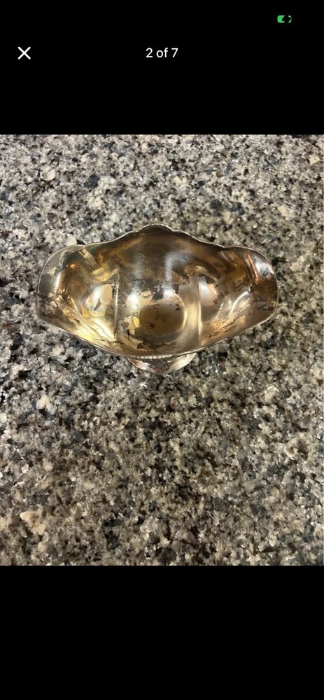 Vintage Silver Plated Compote/Trinket Dish