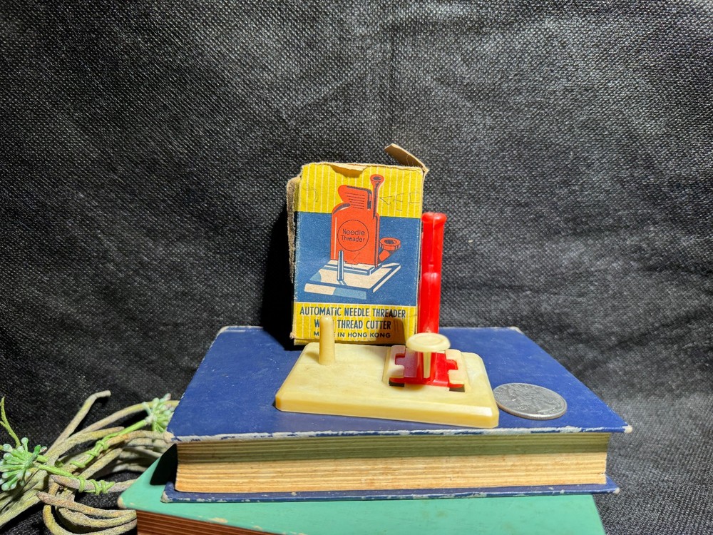 Antique Automatic Needle Threader with Box