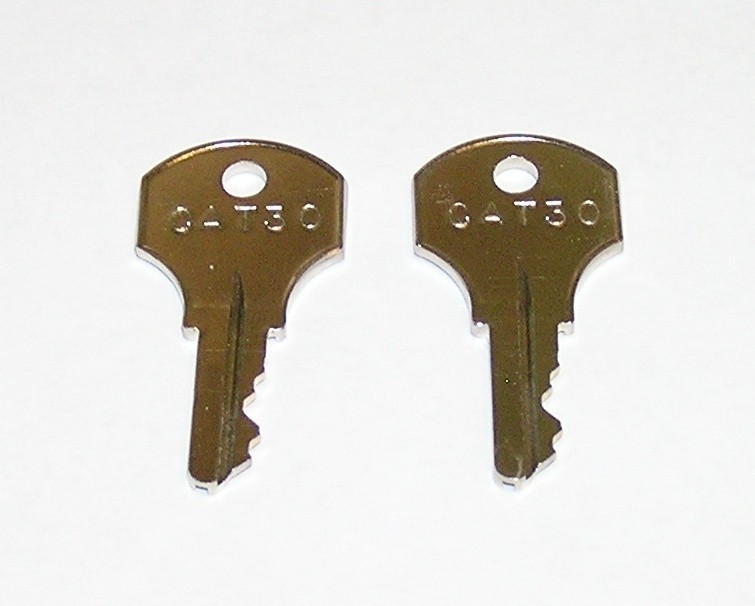 2 - CAT30 Replacement Keys fit FCI, Mircom Fire Alarm Panels & Pull Stations
