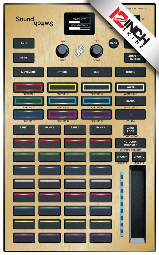 SoundSwitch Control One Skin - brushed gold