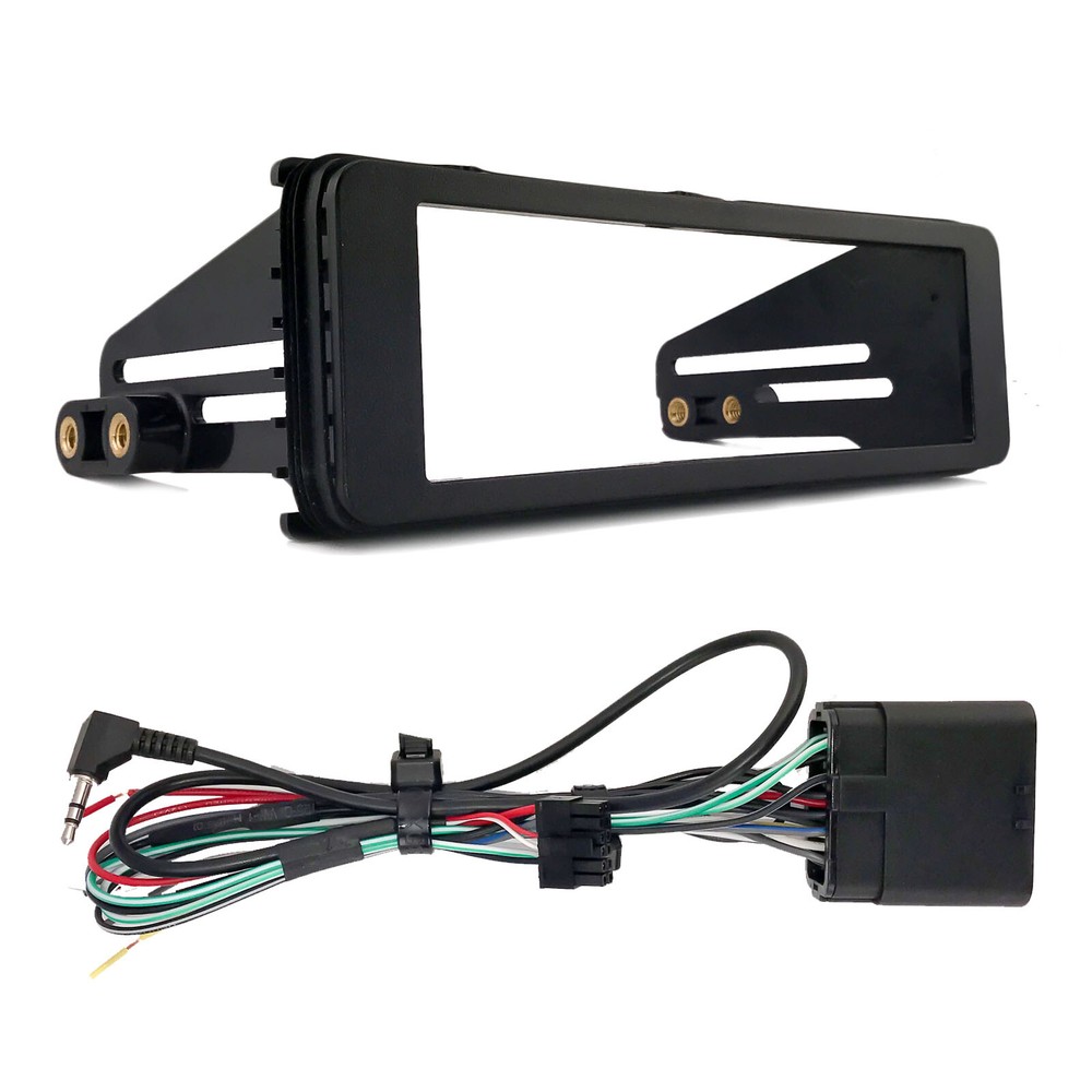 Marine USB AUX Bluetooth Receiver, Dash Kit, Handlebar Control, Wire Antenna