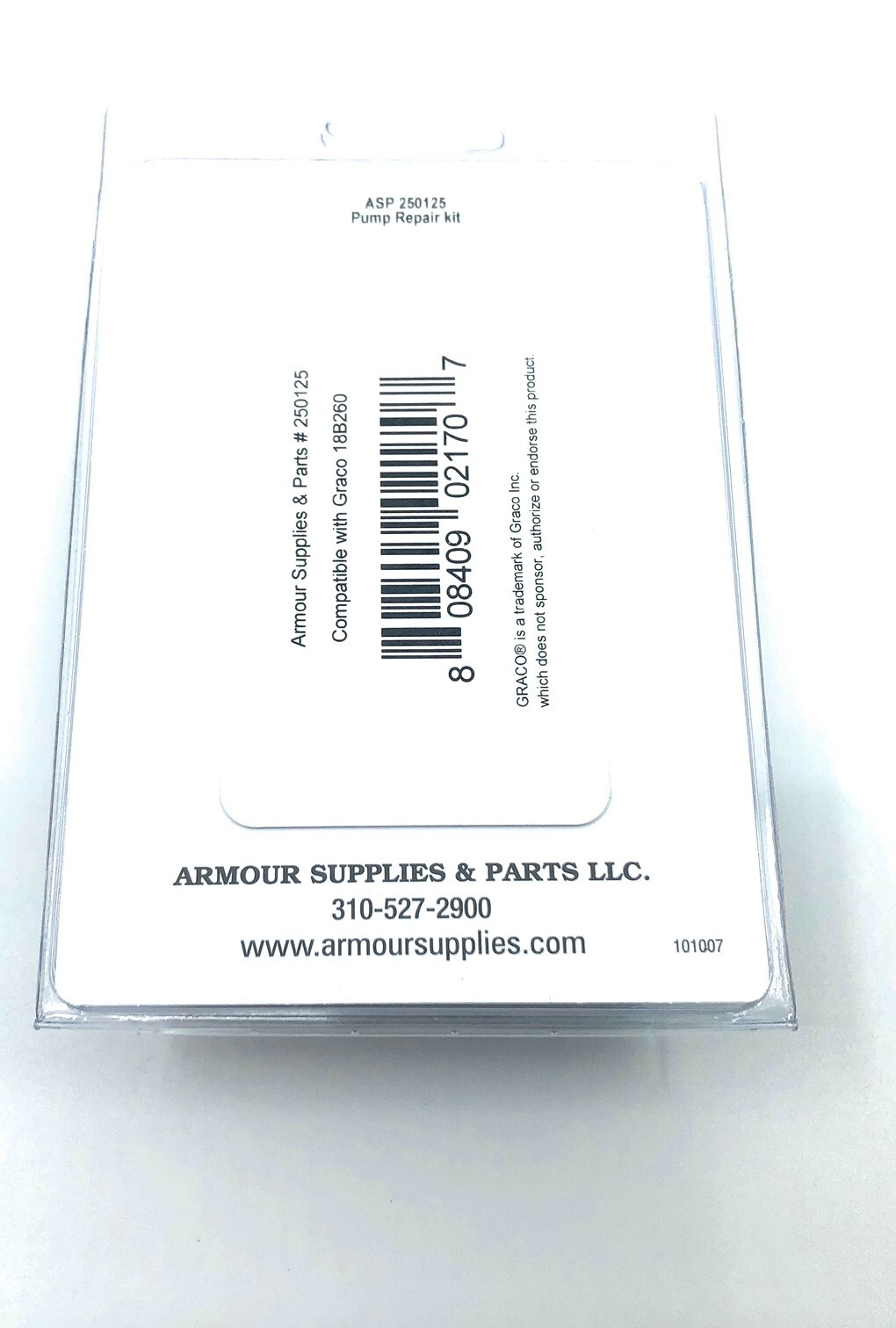 ASP Repair Kit Compatible to Graco 18b260 Kit