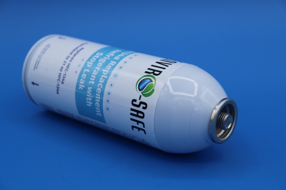 Enviro-Safe Auto R134a Replacement Refrigerant with Stop Leak, 4 cans