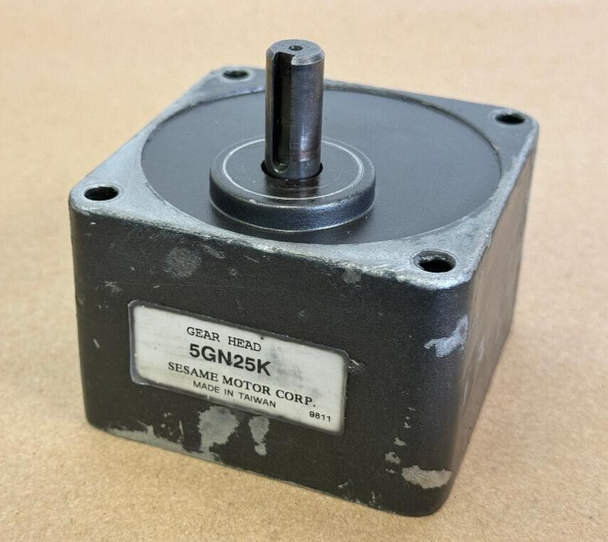 SESAME MOTOR CORP. GEAR HEAD 5GN25K