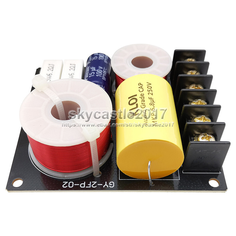 2x 100W 2 Way High-Low Speaker Frequency Divider Filters 2 Unit Crossover Board