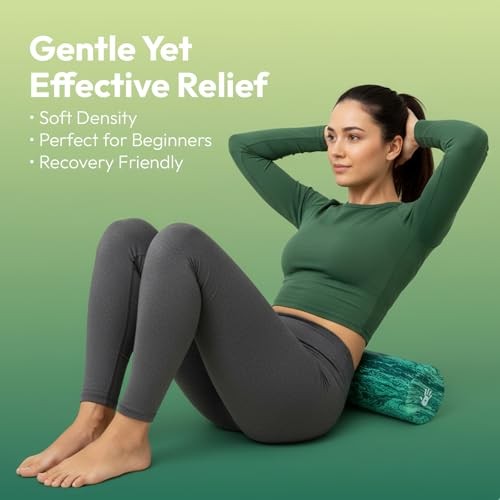 Soft Density Foam Roller 36" x 6" – Low Density Physical Therapy Roller for